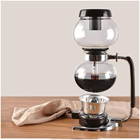 JITEM Cafetera Syphon Coffee Maker Japanese Style Vacuum Glass Siphon Pot Percolators 3 Cups 360ML Glass Tabletop Manual Siphon Coffee Maker for Coffee or Tea - Image 7