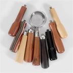 58mm Filter,Compatible With GAGGIA,Coffee Machine Bottomless Coffee Portafilter Home Espresso Solid Wood Handle Barista Tool filter basket(58mm-C) - Image 7