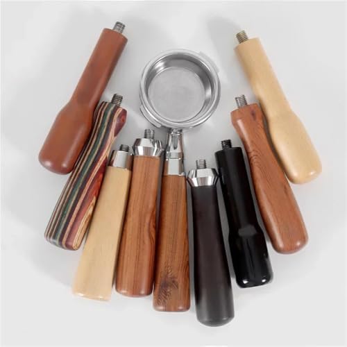 58mm Filter,Compatible With GAGGIA,Coffee Machine Bottomless Coffee Portafilter Home Espresso Solid Wood Handle Barista Tool filter basket(58mm-E) - Image 7