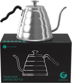 Coffee Gator Gooseneck Kettle 34oz Stainless Steel for Pour Over and Coffee Scale 0.1 Precision with Timer - Image 2