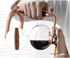 JITEM Cafetera Syphon Coffee Maker Manual Retro Vacuum Glass Siphon Pot Percolators 1-5 Cups Glass Tabletop Siphon Coffee Maker for Coffee or Tea - Image 3