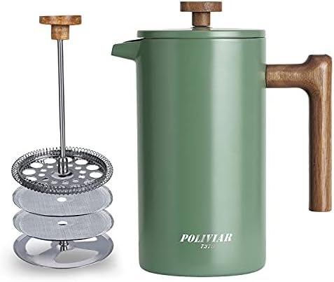 POLIVIAR French Press Coffee Maker & Ice Bucket - Image 3