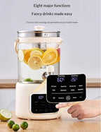 3L Glass Electric Kettle With Tea Infuser Touch Screen Adjustable Temperature Control 95-194°F Keep Warm Beverage Dispenser With Spigot For Home Office - Image 6