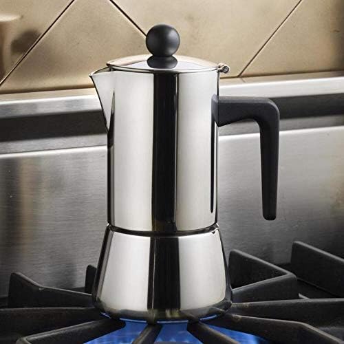 BonJour Coffee Stainless Steel Stovetop Espresso Maker, 14-Ounce - Image 2