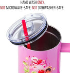Silver Buffalo Care Bears, Stainless Steel Tumbler, 40oz - Image 4