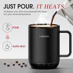 VSITOO S3 Plus 14oz Smart Self Heating Coffee Mug with Temperature Control - Image 2