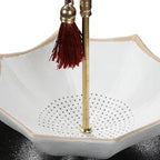 Porcelain Rotating Umbrella Tea Strainer - Ceramic Loose Leaf Filter for - Image 6