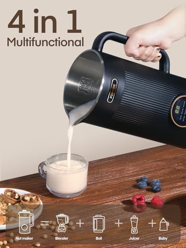 FOHERE Nut Milk Maker Machine, Automatic Soy & Almond Milk Maker - Image 4