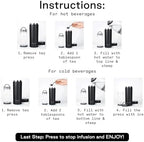 Firebelly Tea, Travel Tea Infuser Mug with Strainer, Insulated Tumbler for Loose Leaf Tea or Coffee, Leakproof Bottle for Hot or Iced Drinks, Stainless Steel Thermos with Lid, Salmon - Image 5