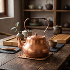 Hammered Copper Kettle | Traditional Gourd Shape, Copper Tea Kettle, Pot, for Kitchen - Image 6