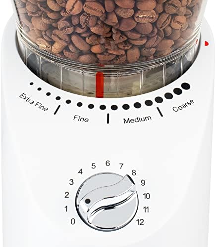 Capresso Infinity Plus Conical Burr Grinder, White, 11 oz (Pack of 2) - Image 6