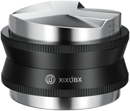 XIXUBU 53mm Espresso Tamper, 2-in-1 Coffee Distributor by XIXUBX