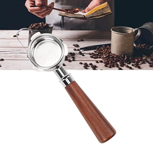 54mm Bottomless Portafilter, Stainless Steel Handheld Naked Portafilter for 8 Series Coffee Machine with Detachable Filter Basket for 54mm Filter Basket - Image 5