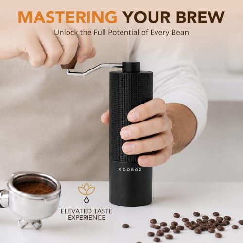 Portable Manual Coffee Grinder, Adjustable Stainless Steel Burr - Image 6