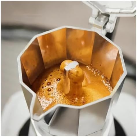 Octagonal Moka Pot 50-600ml Italian Stovetop Espresso Maker Aluminum A/B - Image 7