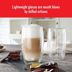 ZWILLING J.A. Henckels Zwilling ja henckels sorrento latte glass, glass, 2-piece, 1.475 Pound - Image 5