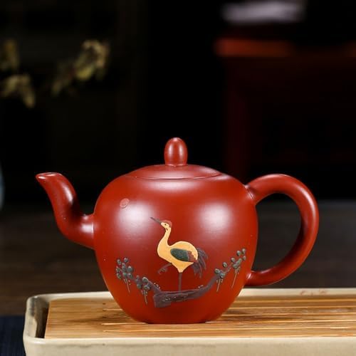 Tea Pots For Loose Tea Small Capacity Kung Fu Tea Set Living Room Desktop Teapot Home Tea Party Purple Clay Teapot Decoration Tea Infuser Pot - Image 4