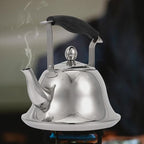 ERINGOGO 2L Whistling Tea Kettle Stovetop, Stainless Steel Teapot Water Kettle with Removable Tea Infuser, Mirror Polished Retro Tea Maker for Gas, Induction - Image 6