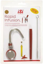 iSi 272201 Rapid Infusion Set for iSi Gourmet Whippers, Polished Stainless/Red by iSiCulinary