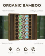 Bamboo Coffee Pod Drawer Organizer for K-Cups,35 Pods - Image 6