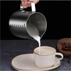 Milk Frothing Pitcher 350/600/900ml Milk Frothing Jug Stainless Steel Espresso Coffee Cup Sharp Mouth Barista Frother Pitcher Kitchen Cafe Accessories(600ml) - Image 6
