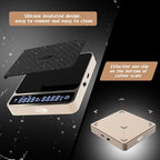 IKAPE Digital Coffee Scale, Premium Aluminium Espresso Scales with Timer, 2kg/0.1g High Precision Rechargeable Drip Espresso Scale with Tare Function, LED Display(Gold) - Image 4