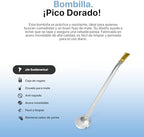 Bombilla de Acero Inoxidable Pico Dorado para Mate – Durable, Perfecta para Mate Argentino y Brasileño - Image 2