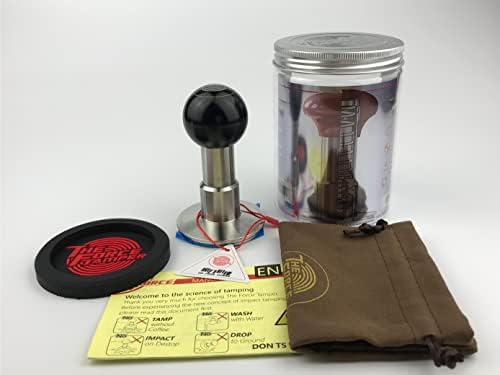 54.00mm Standard Set Ball-Black Matte AL Handle Coffee Tamper - Image 6