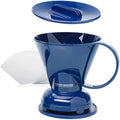 Clever Coffee Dripper | Large 18 oz | Royal Blue | BPA-Free | 100 Filters by Clever