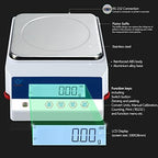 Lab Balance Scale 3000gx0.01g High Precision Electronic Digital Analytical Balance Gram Scale .01g Accuracy Gn DWT GSM Unit Laboratory Kitchen Jewelry Scientific Gold Industrial Postal Scales - Image 3