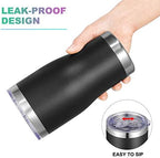 VEGOND 20oz Tumbler Stainless Steel Tumbler Cup with Lid And Straw Vacuum Insulated Double Wall Travel Coffee Mug(Black 12 Pack) - Image 5