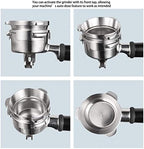 54mm Hands Free Dosing Funnel, Stainless Steel Coffee Powder Dosing Funnel, Rotatable Design with Lock for Easy Use, Compatible with Breville Barista Express Pro Touch Bambino Plus - Image 6
