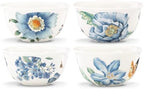 Lenox 833415 Butterfly Meadow Blue 4-Piece Dessert Bowl Set by Lenox