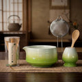 6 Pcs Matcha Whisk Set, Includes Matcha Bowl, Whisk and Holder, Bamboo Scoop and Spoon, Stainless Steel Sifter – Premium Matcha Tea Set for Beginners & Tea Lovers, Daisy by KOIMYSA