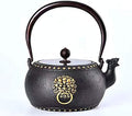 Tetsubin Cast Iron Teapot Kettle 1.4 Litre Japanese Style by Unknown