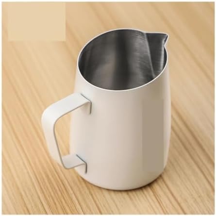 Frothing Pitcher 420ml Milk Frother Cup Espresso Steaming Pitcher Stainless Steel Milk Frother Jug Home Barista Tool(1pcs) - Image 4