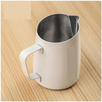 Frothing Pitcher 420ml Milk Frother Cup Espresso Steaming Pitcher Stainless Steel Milk Frother Jug Home Barista Tool(1pcs) - Image 4