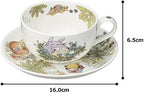 Noritake T97285A/4660-1 My Neighbor Totoro Milk Tea Cup & Saucer, 11.8 fl oz (325 cc), Large Dog Fuguri, Microwave Safe, 1 Guest, Bone China - Image 6