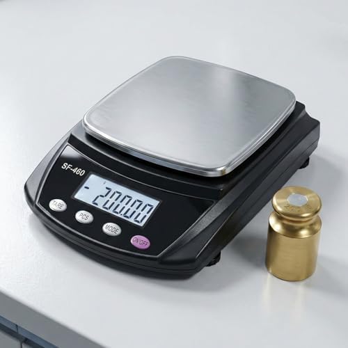 Digital Lab Scale 600g x 0.01g Accuracy Laboratory Balance (Black) - Image 5