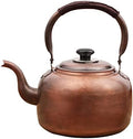 Whistling Kettle Teapot,Premium Copper Tea Kettle for Stove Top,Rustic Tea Pot with Ergonomic Handle,Work for All Stovetops by Unknown