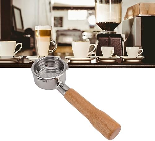 Generic 58mm Coffee Portafilter Stainless Steel Bottomless Design for Barsetto Coffee Machine Accessories 3 Ears Hypoallergenic Durable (Style 2) - Image 5