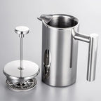 OMANA Cafetiere 350ml/800ml/1000ml Stainless Steel French Press Coffee Maker - Double Walled Insulated Coffee Maker Pot for Home and Office (800ml), FCP01 - Image 6