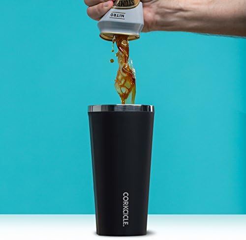 Corkcicle Insulated Tumbler with Sliding Lid, 16 oz, Matte Black - Image 2