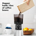 OXO Brew Conical Burr Coffee Grinder, Silver & Steel POP Container Short Rectangle- 1.7 Qt for Brown Sugar, Dried Beans and More,Grey - Image 4