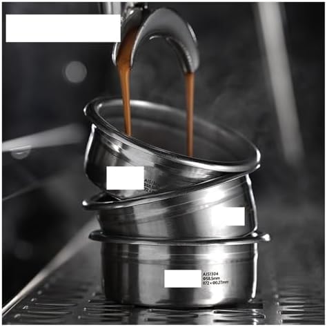 58.5mm Espresso Filter Baskets 15-20g Coffee Basket With Puck Screen Fit 58mm Portafilters Machine Accessories(2pcs 20g Basket) - Image 3
