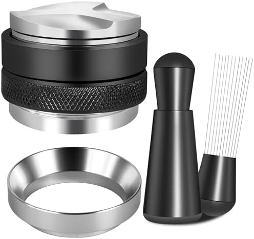 Reoszeank 54mm Espresso Accessories Kit, Distributor, Tamper, WDT, Funnel by Reoszeank
