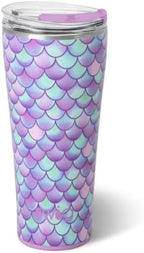 Swig Life 32oz Insulated Tumbler with Lid, Mermaid by SwigLife