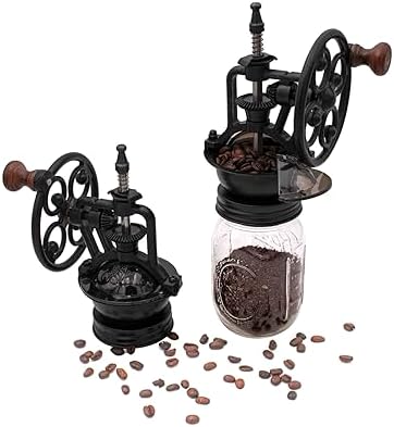 Vintage Reproduction Manual Coffee Grinder for Regular Mouth Mason Jars - Image 6