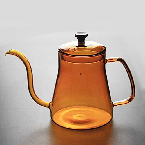 Coffee Maker Press Coffee Maker With Hand Coffee Pot, Thin Mouth Pot, Glass Coffee Pot, Household Hanging Ear Pot-600Ml - Image 4