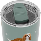 SERENGETI King Charles Cavalier 20 Oz. Stainless Steel, Vacuum Insulated Tumbler with Spill Proof Lid - 3D Print - Insulated Travel mug for Hot or Cold Drinks (King Charles Cavalier Tumbler) - Image 3